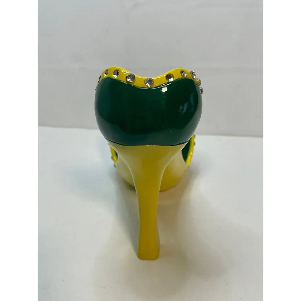 NCAA Oregon Ducks Shoe Wine Bottle Holder ceramic high heel UofO